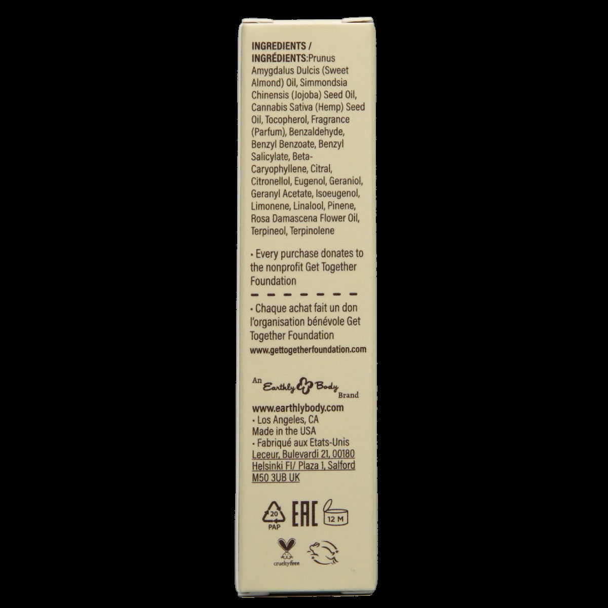 At Night Roll-on Perfume Aphrodisiac  Wild Pink Rose 0.34oz / 10ml