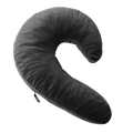 Lune Side Snuggle Pillow with Palm Vibrator Black