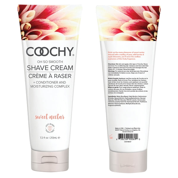 Shave Cream Sweet Nectar 7.2oz | 213mL
