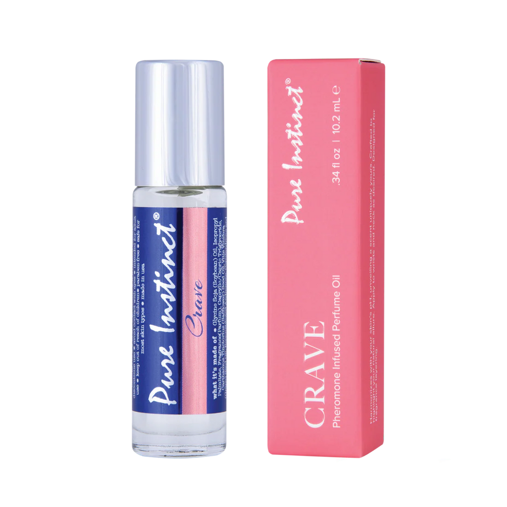 PURE INSTINCT - SIGNATURE - PHEROMONE PEFUME OIL ROLL-ON - CRAVE - 0.34 fl oz  | 10.2 mL