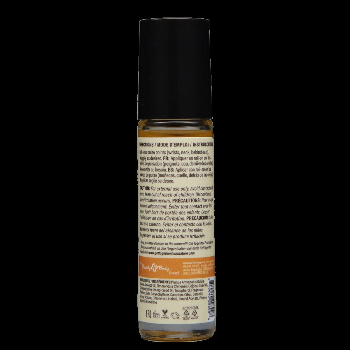 At Night Roll-on Perfume Aphrodisiac Grapefruit Sandalwood 0.34oz / 10ml