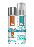 JO H2O Anal Original Lubricant 4oz + GWP JO Misting Toy Cleaner 4oz
